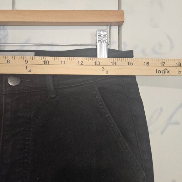 Everlane Jeans Straight Leg Crop Size 10 Black - Picture 6 of 9